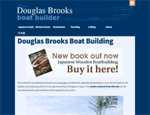 Tablet Screenshot of douglasbrooksboatbuilding.com